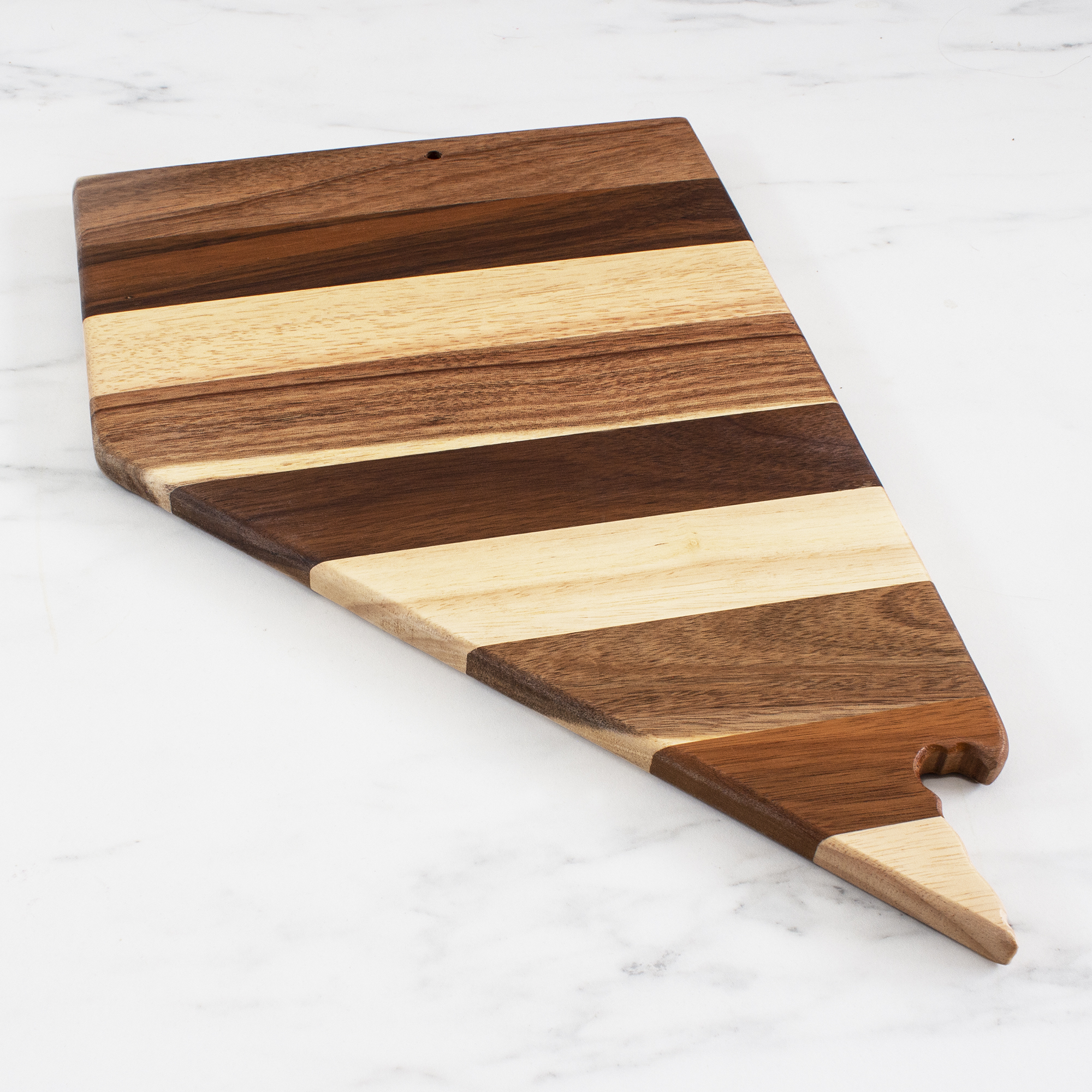 Rock & Branch® Shiplap Series Nevada State Shaped Wood Serving and Cutting Board 2