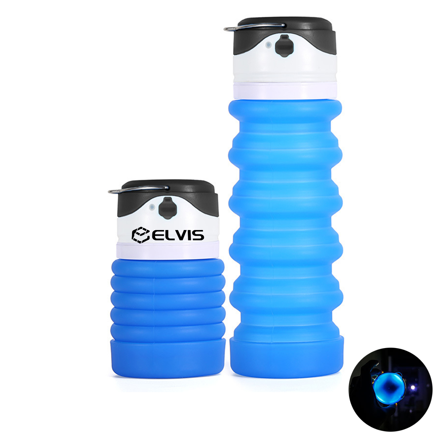 34oz Creative silicone foldable light cup 2