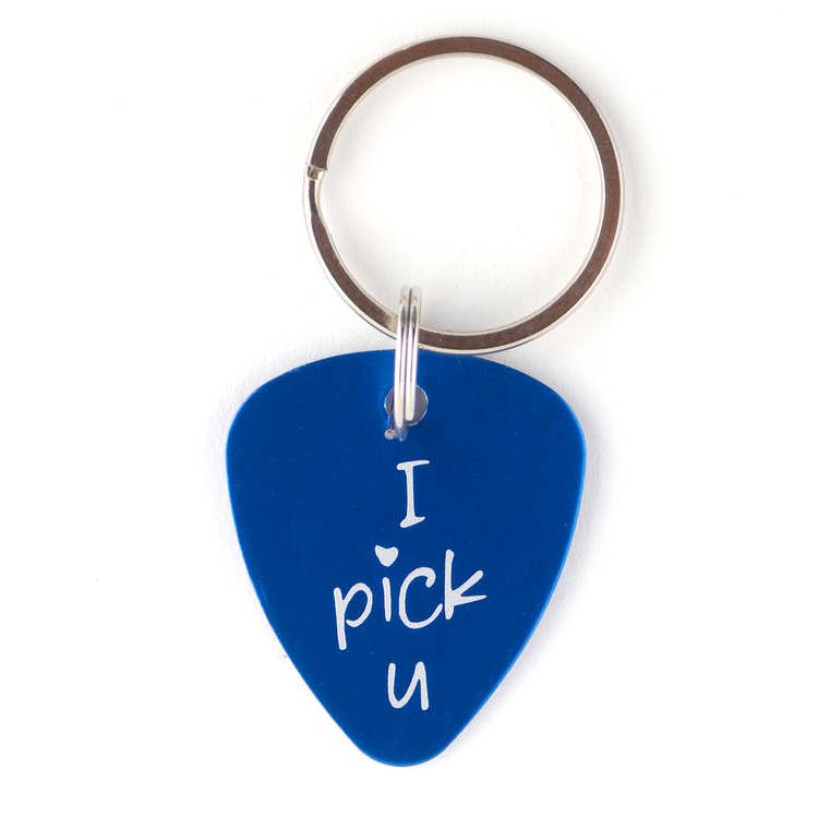 Guitar Pick Key Chain 8