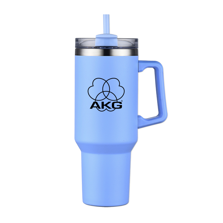 40 Oz. Travel Mug with Handle & Straw 4