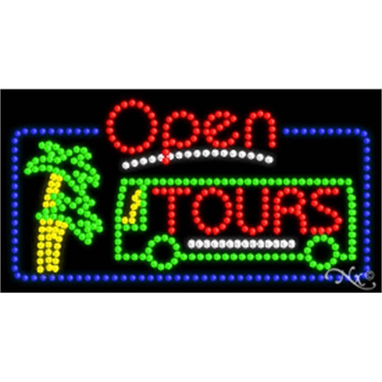 LED Sign w/ Open Flasher & Animation 2