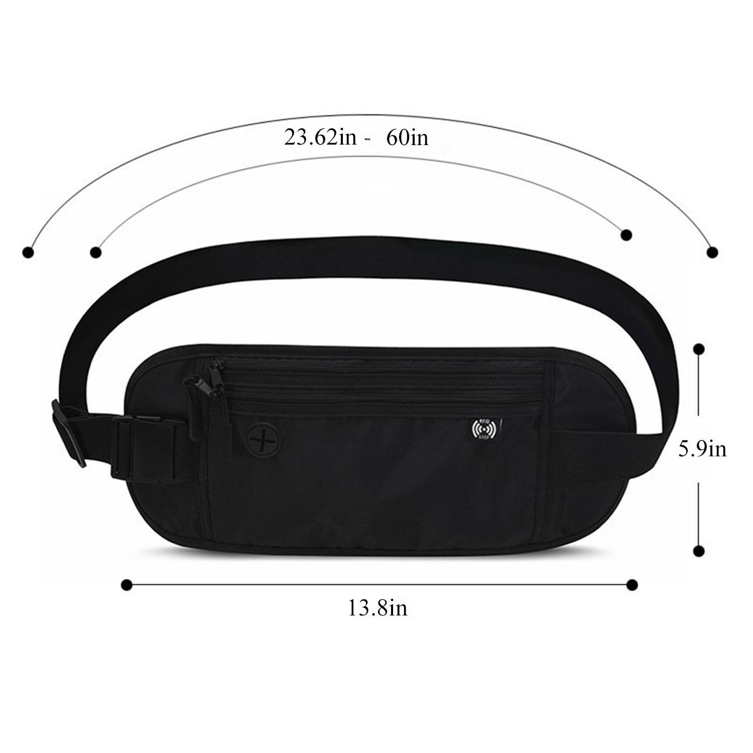 Travel Money Belt Bag 3
