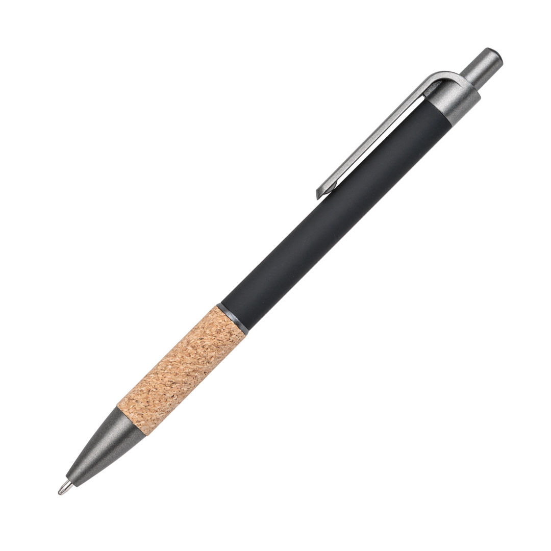 Otto Metal Pen w/Cork Grip & Black Refill 24