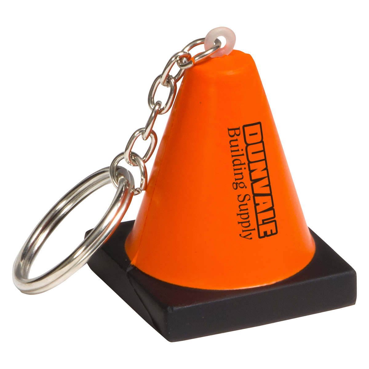Construction Cone Stress Reliever Key Chain 1