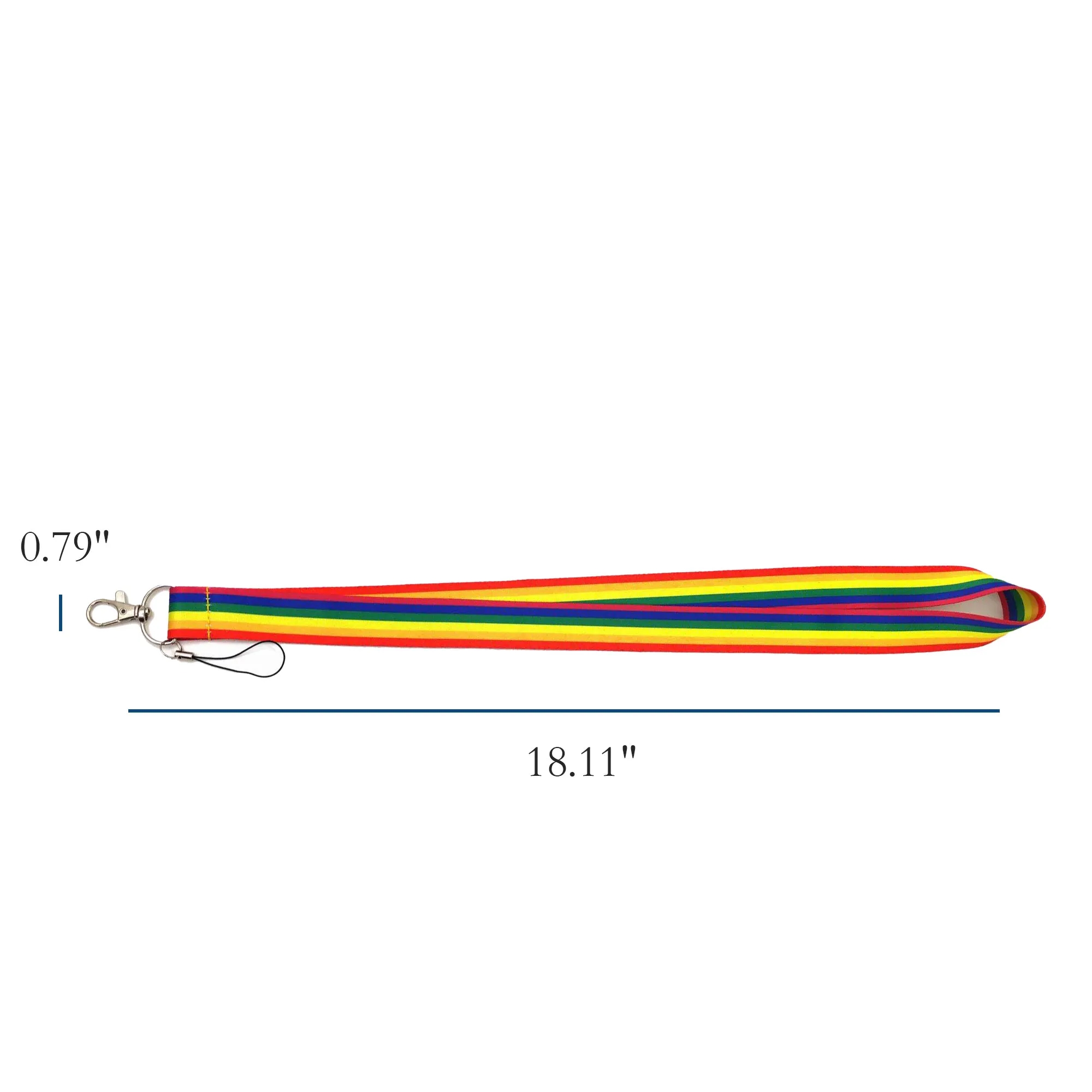 Polyester Lanyard Rainbow 4
