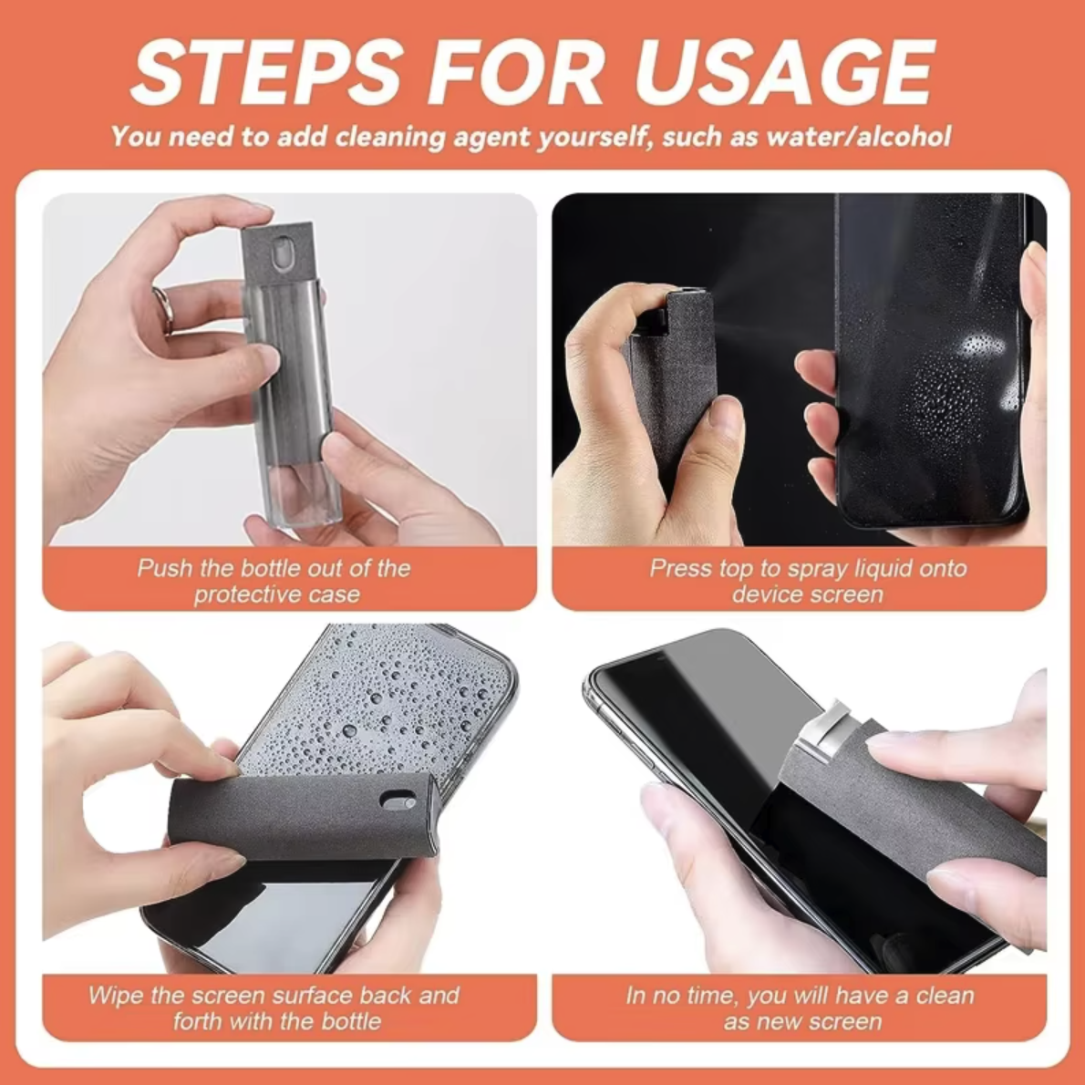 Portable Electronics Screen Mist Cleaner 2