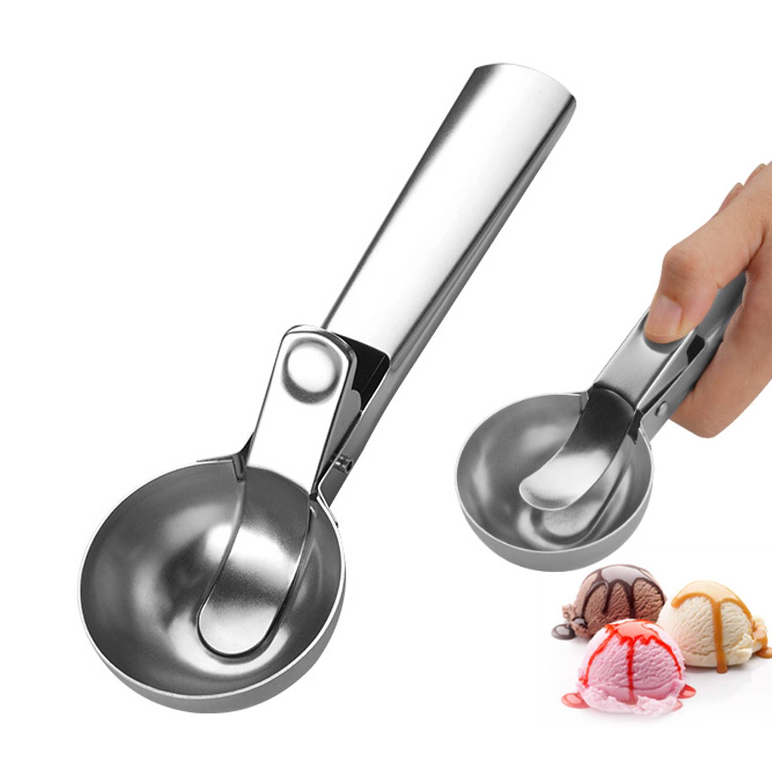 Stainless Steel Ice Cream Scoop 5
