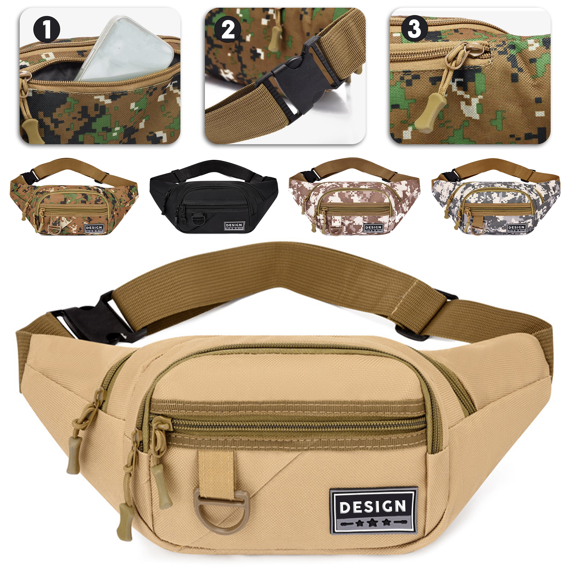 Outdoor Sports Mountaineering Waist Bag 2