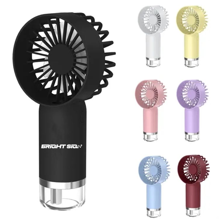 Handheld Misting Fan with USB Rechargeable Battery 1