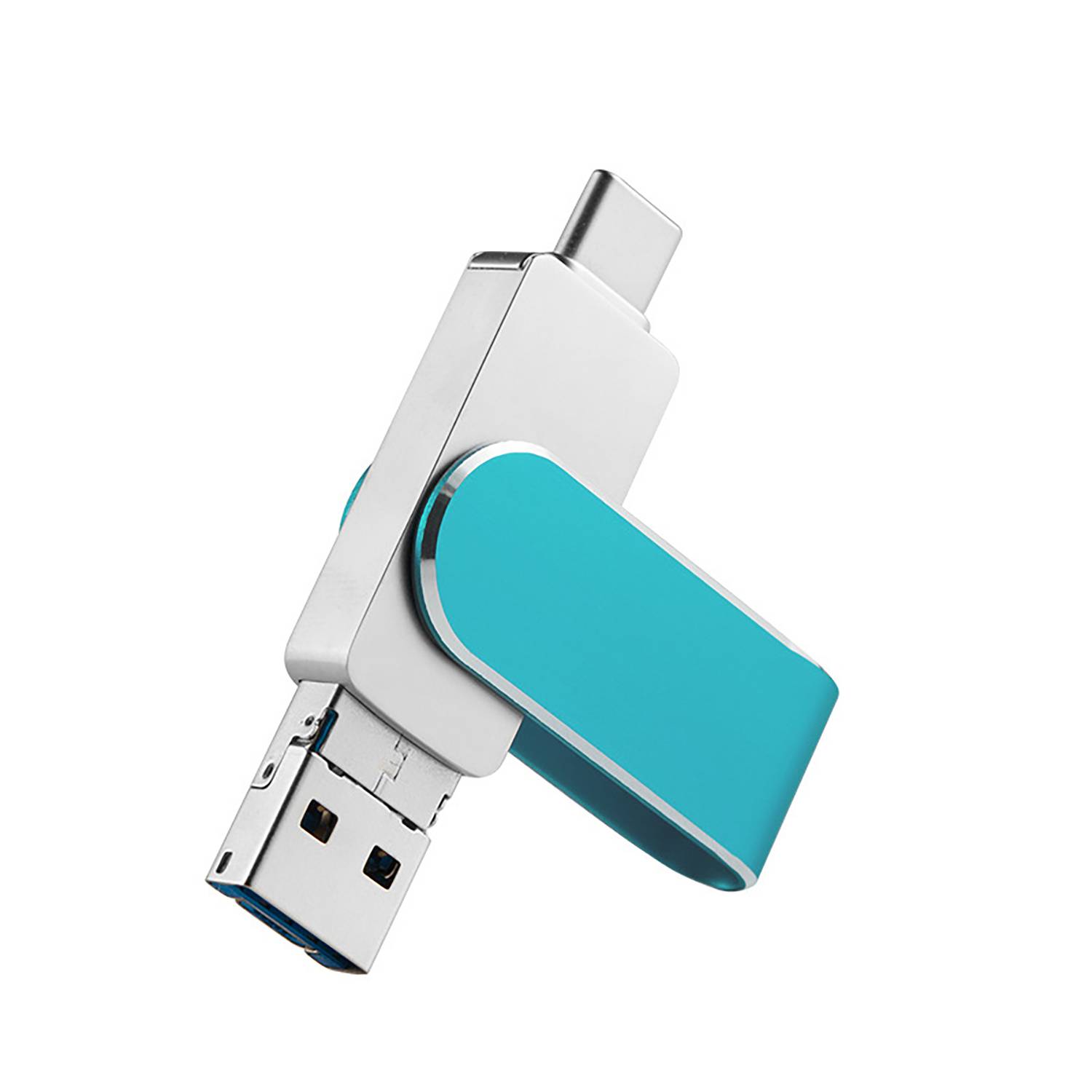 128G Usb 3.0 Flash Drive W/ Type C 2