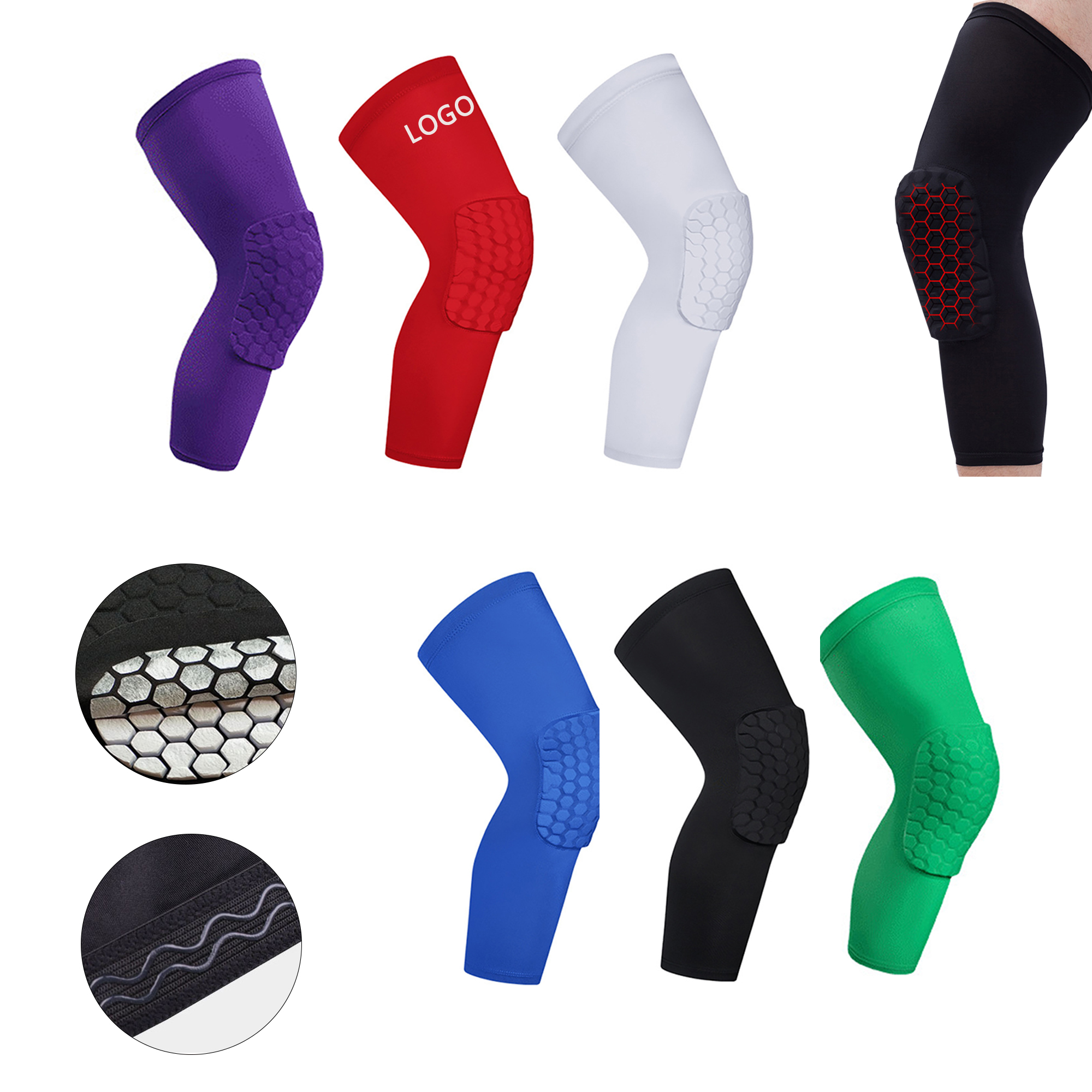 Breathable Knee Compression Pad Exercise Protect 3