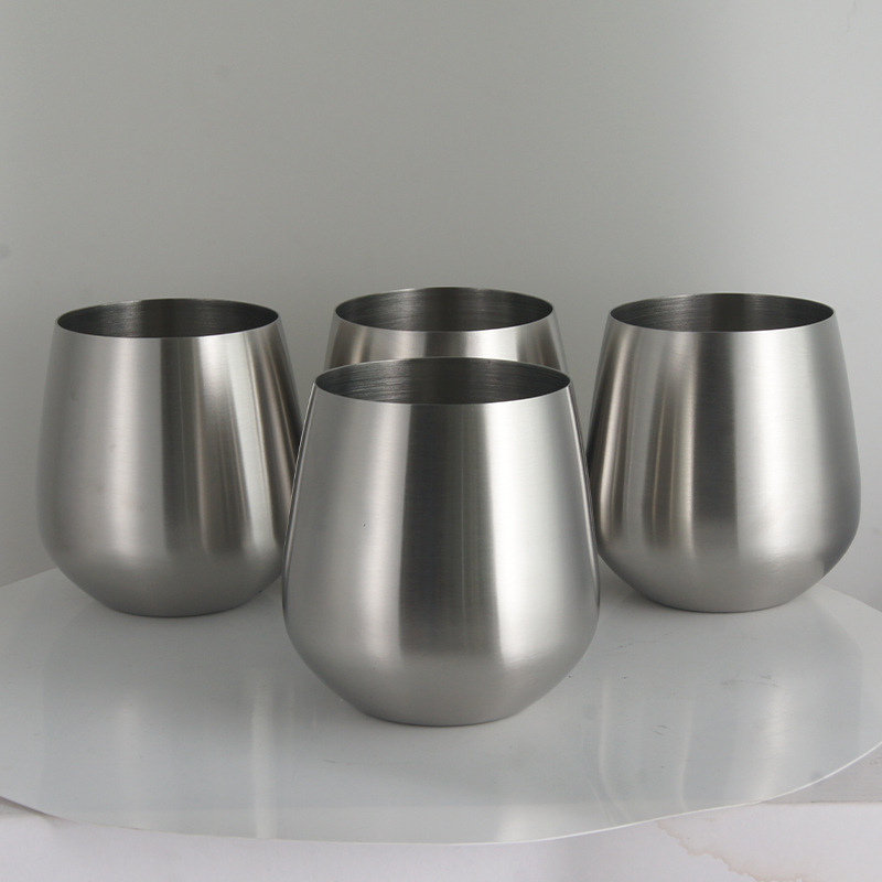 Stainless Steel Wine Glasses 6