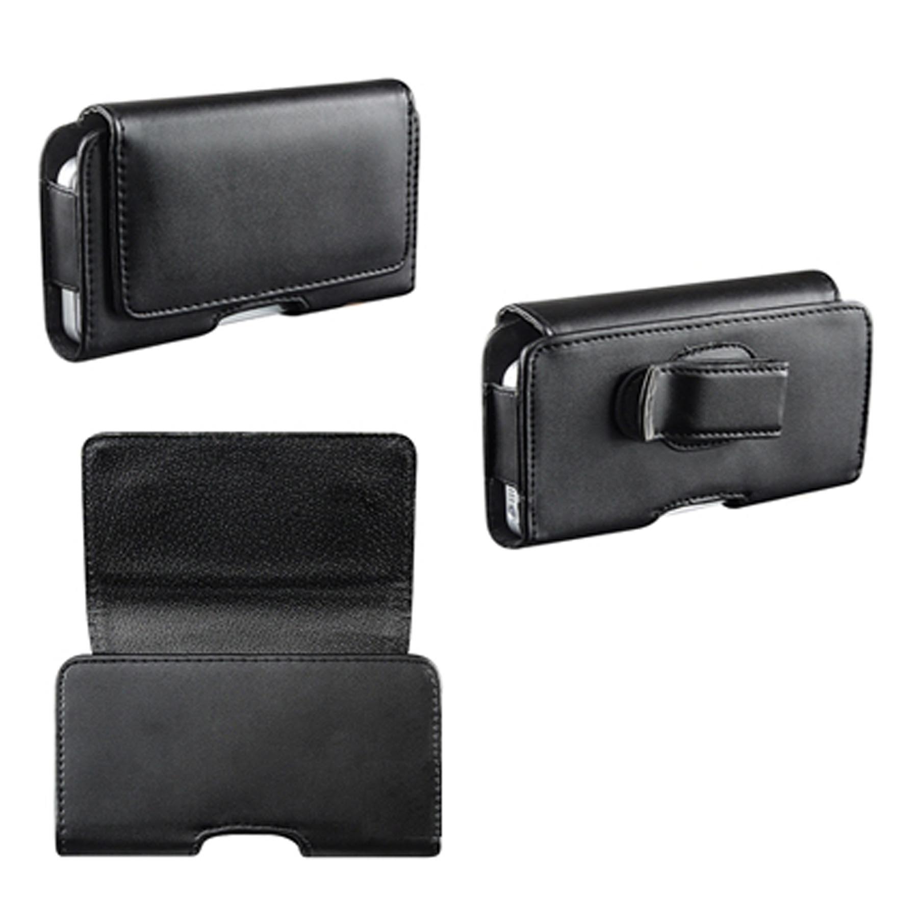 iBank ® Universal Smartphone PU Leather Case with Belt Clip 3