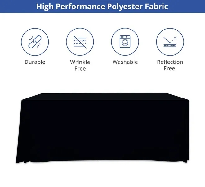Solid Color Table Throws - 4 Sided(6ft x 2.5ft) 5