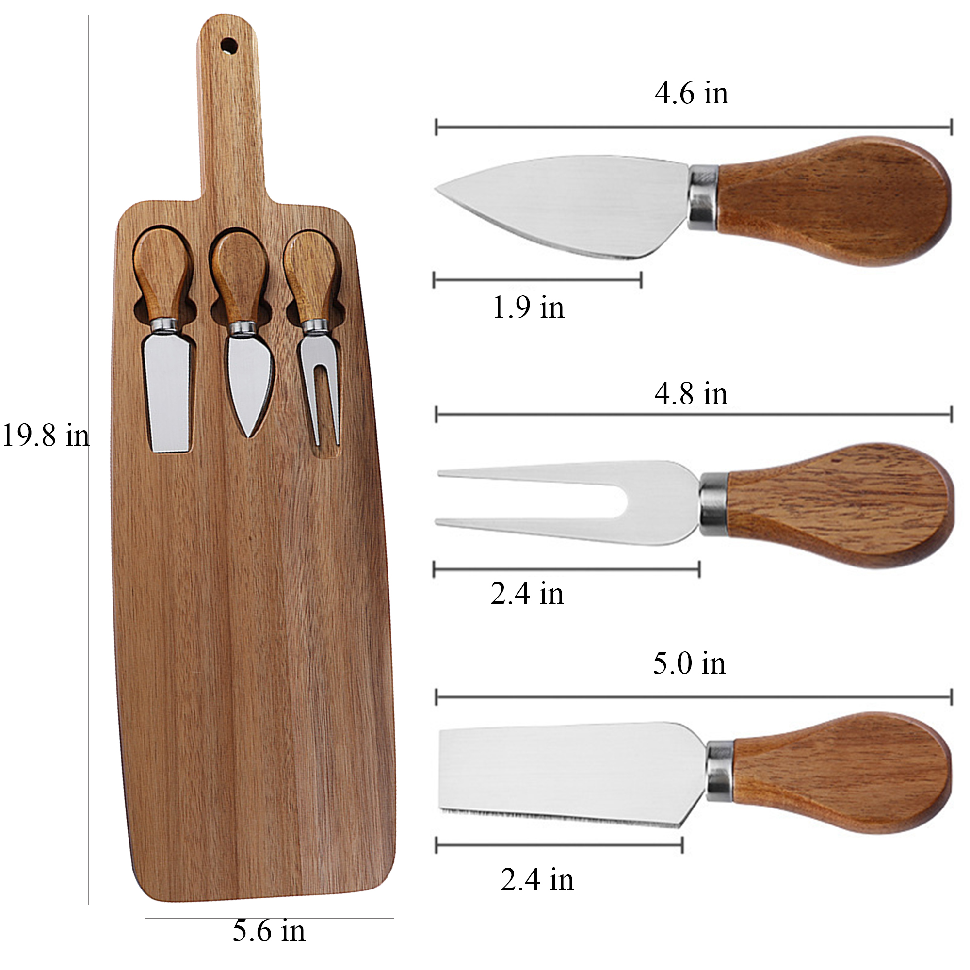 Wooden Handle Cheese Cutting Tools 2