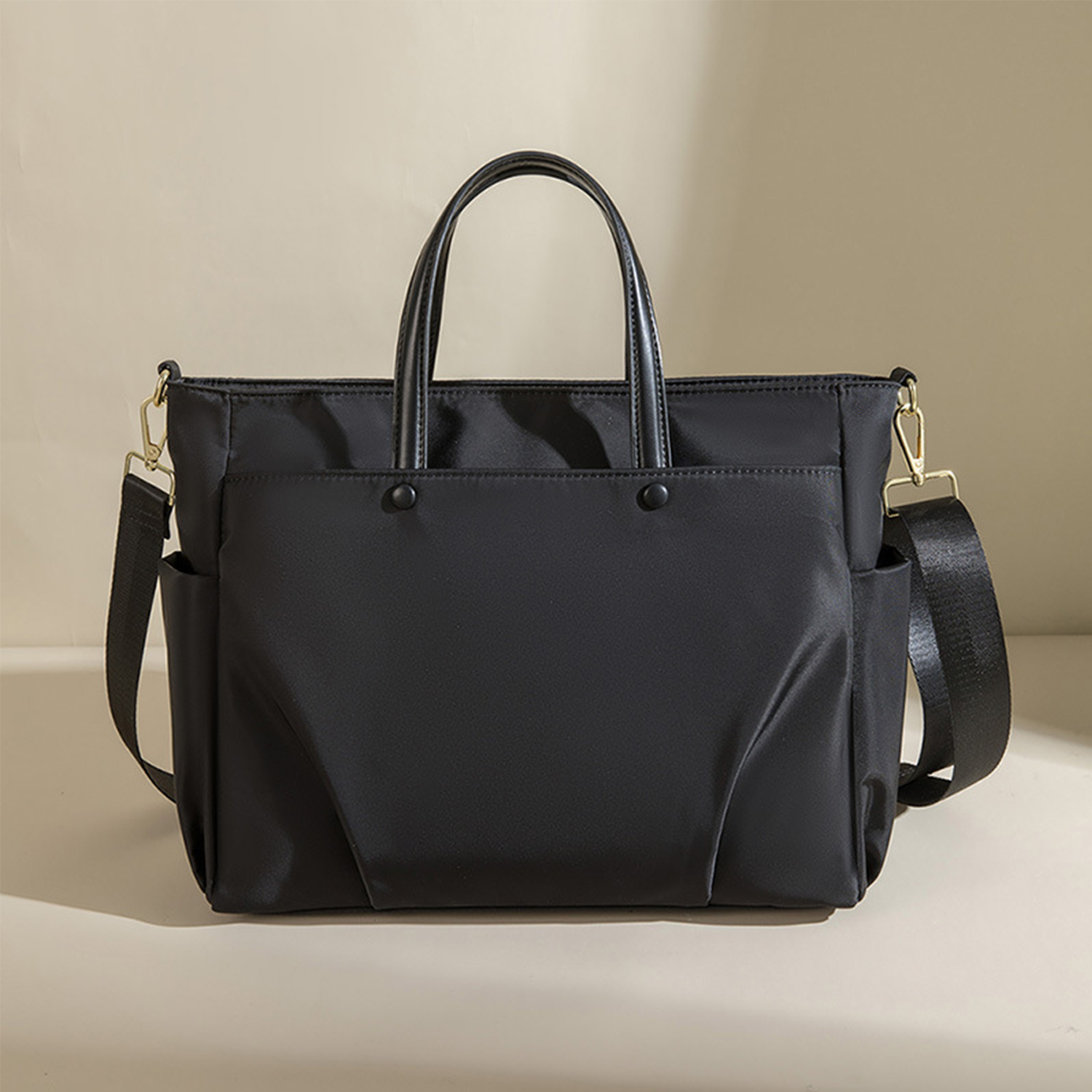 Canvas Laptop Tote Bag Crossbody Briefcase 3