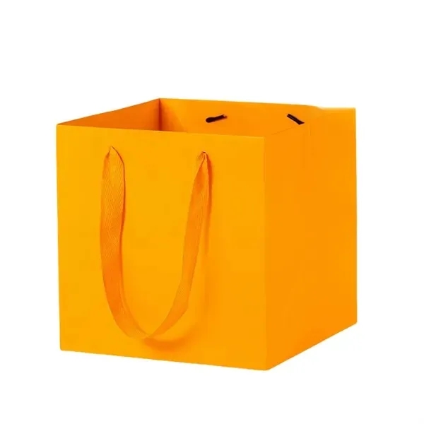 Square Kraft Paper Gift Tote Bag 2