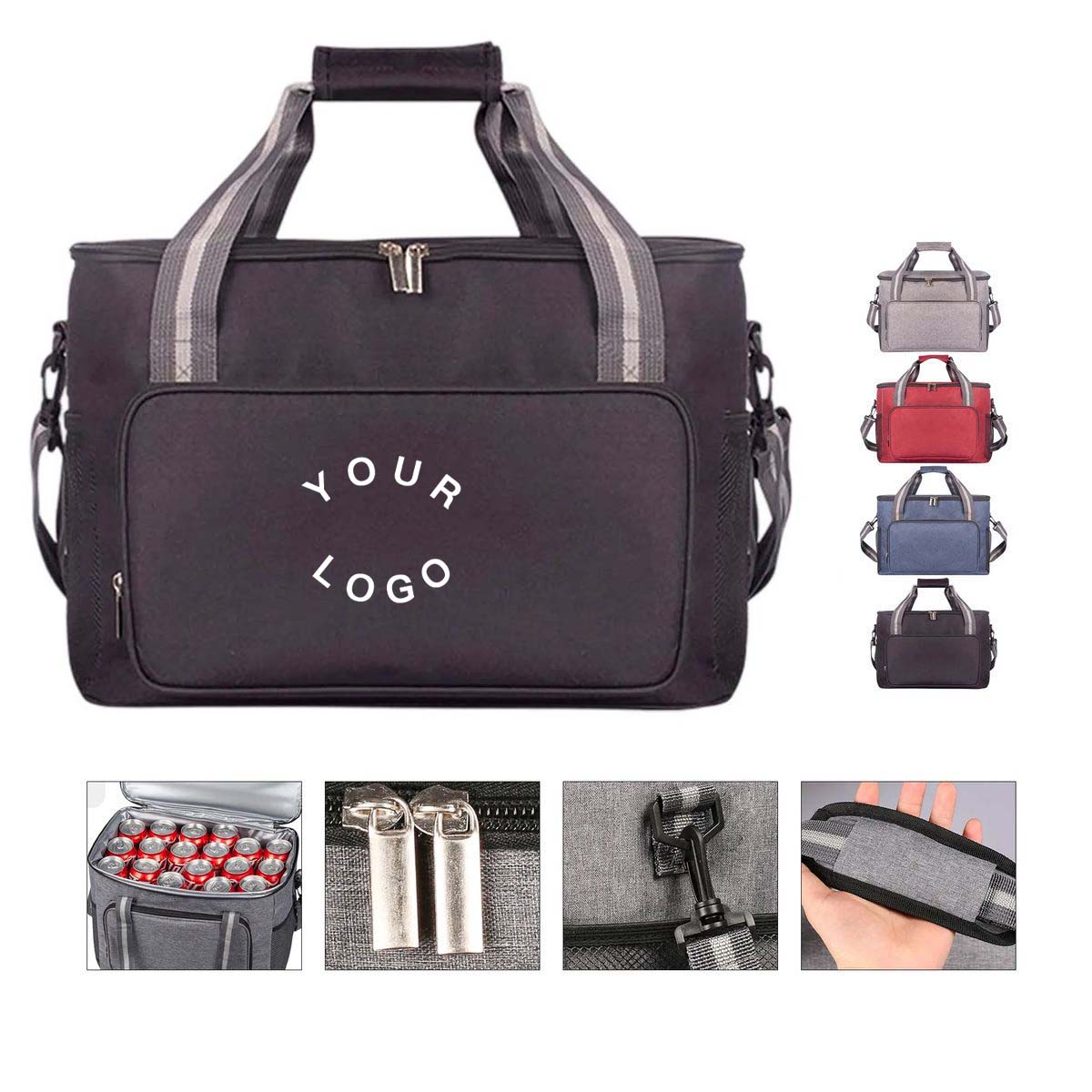Durable Oxford Thermal Cooler Bag with Zipper Closure 5