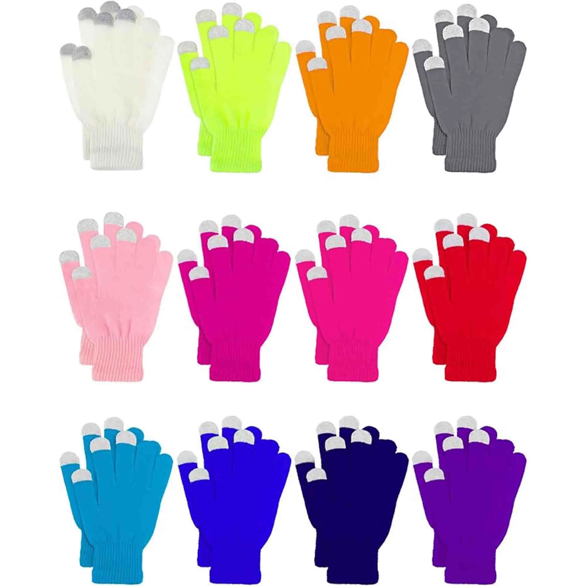 Touchscreen Glove Stretch Knitted Texting Windproof Mittens