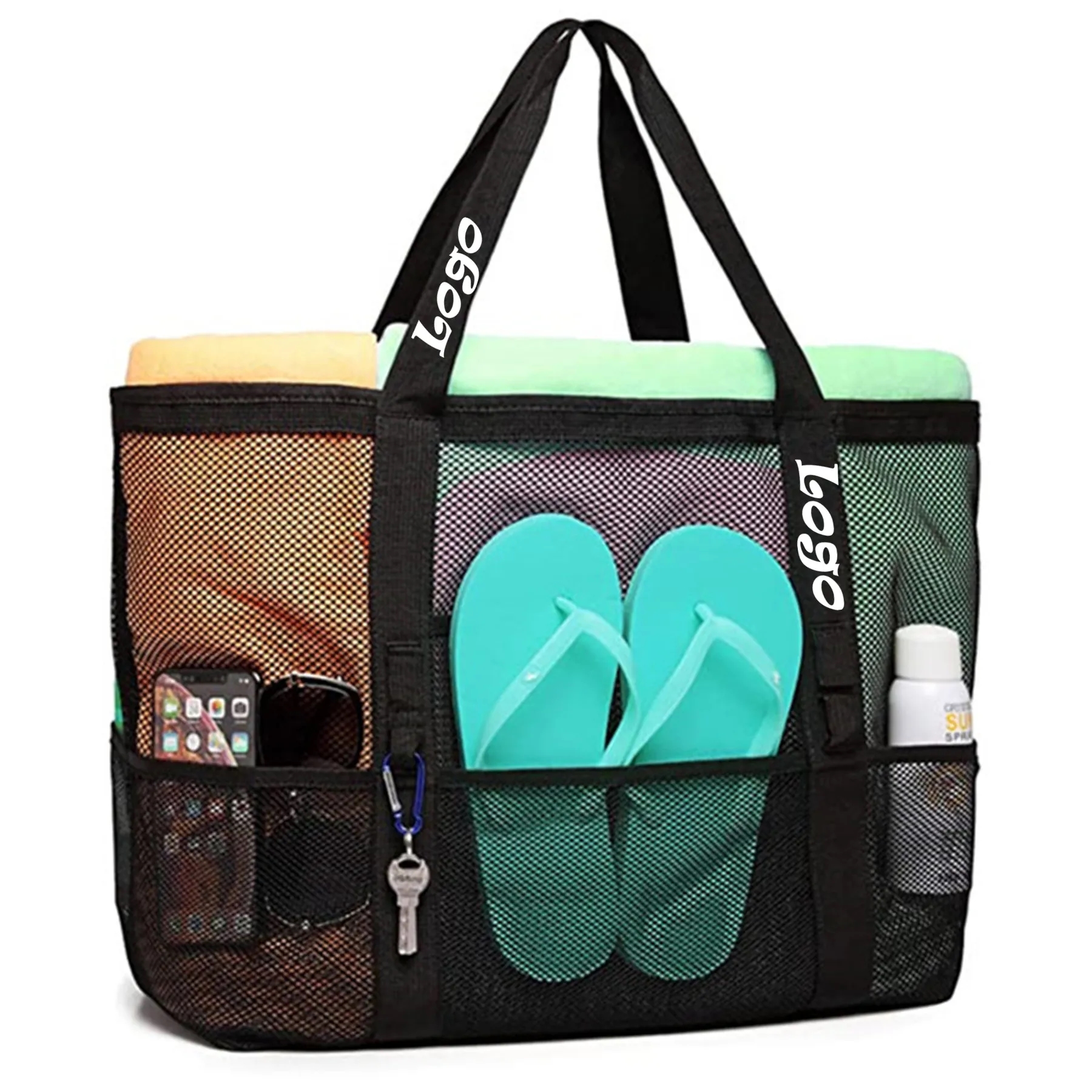 Large Mesh Beach Bag 2