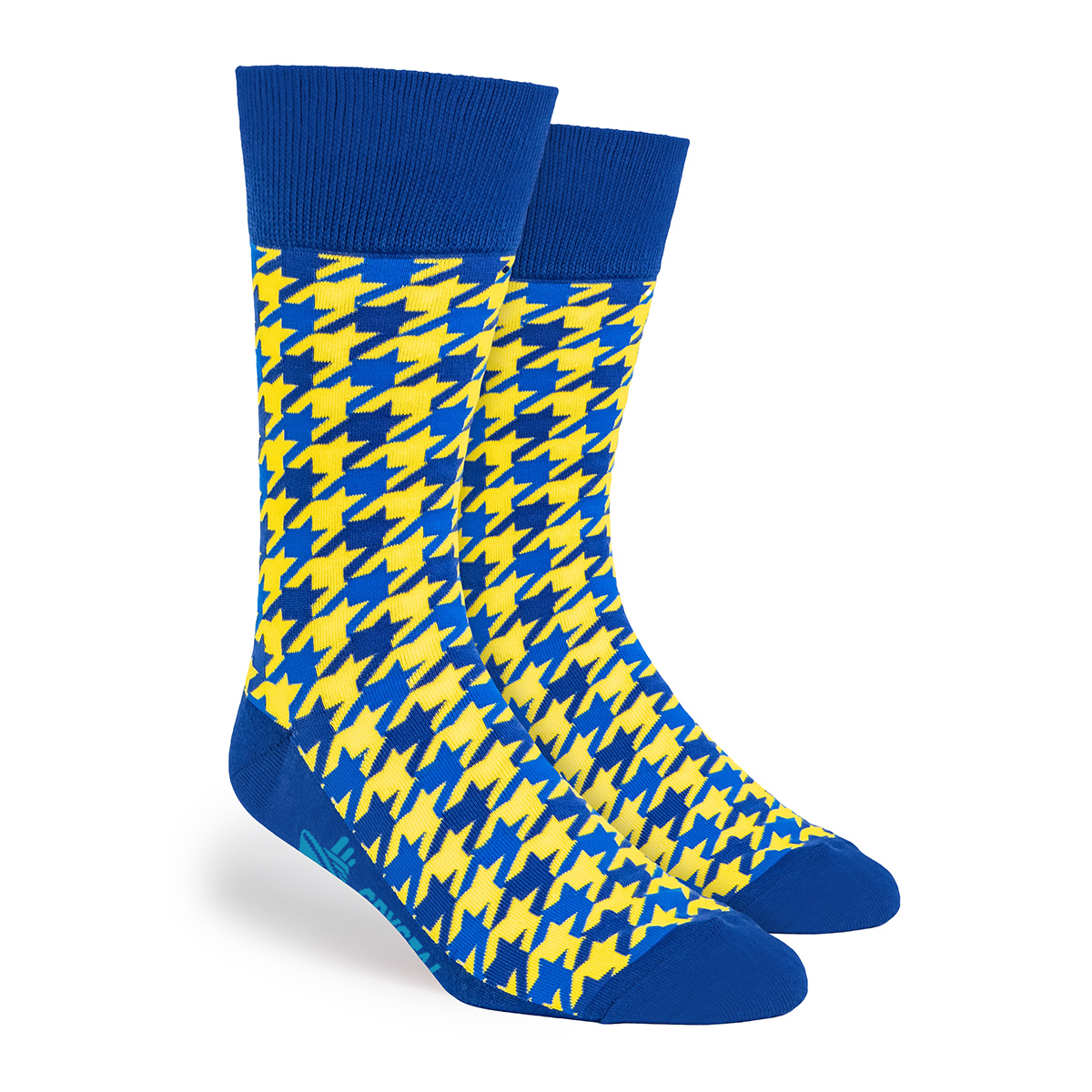 Houndstooth Simpler Socks