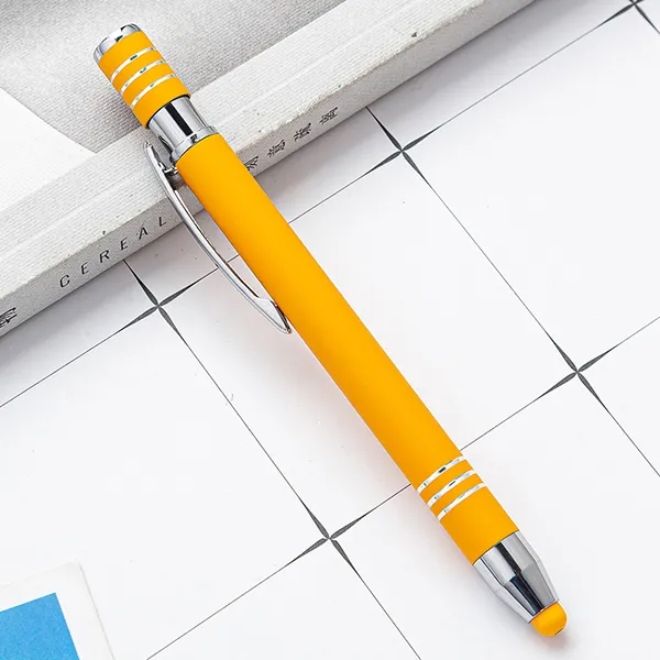 Bright engraved Soft Maya touch stylus pen 5