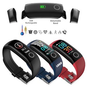 Thermometer Tracker Smart Watch Fitness Bracelet 11