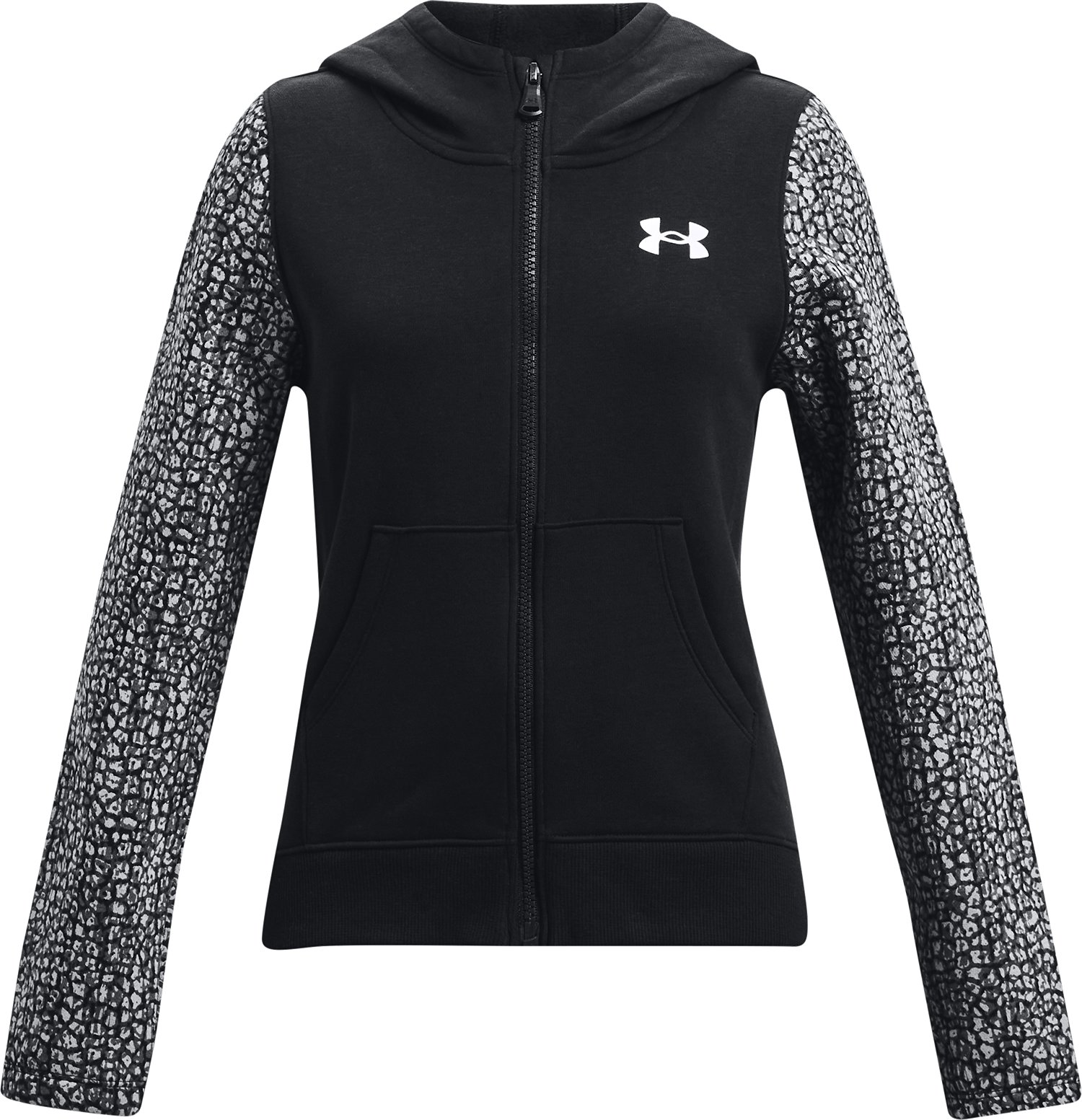 UA Rival Fleece Girls' Full-Zip 3