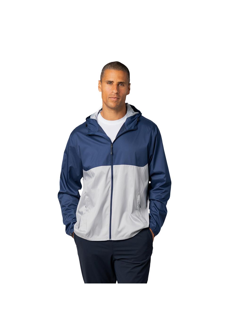 Storm Creek Men's Idealist Water-Resistant Full Zip Hooded Windbreaker 20
