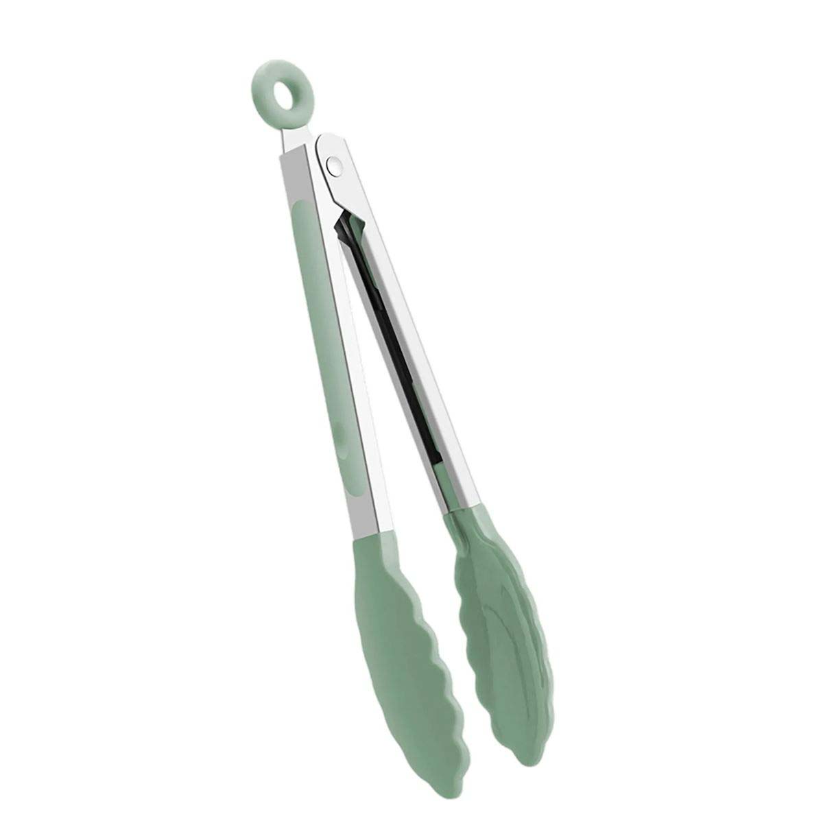 Stainless Steel Kitchen Tongs with Silicone Handle 9