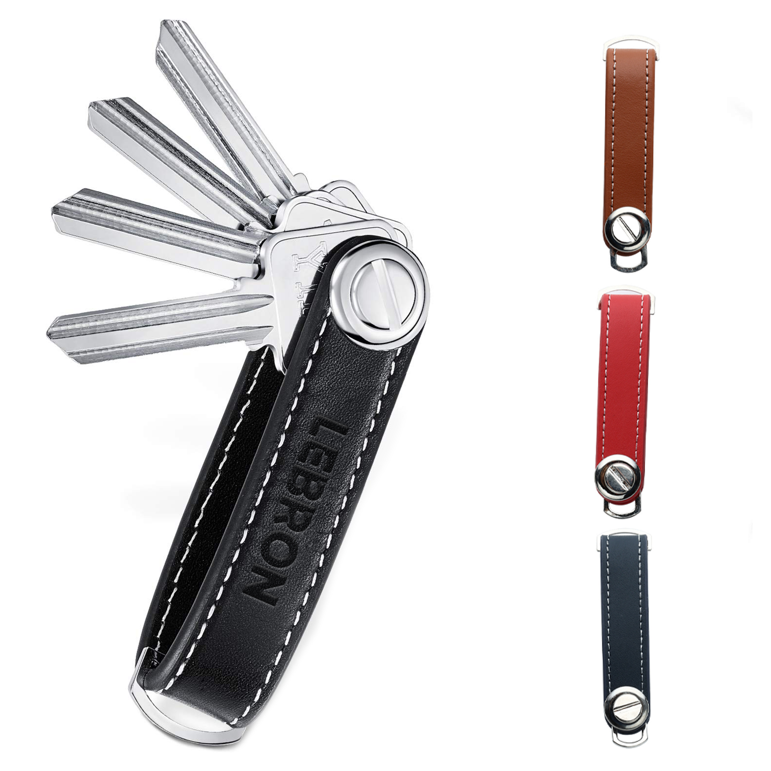Genuine Leather Key Organizer 2