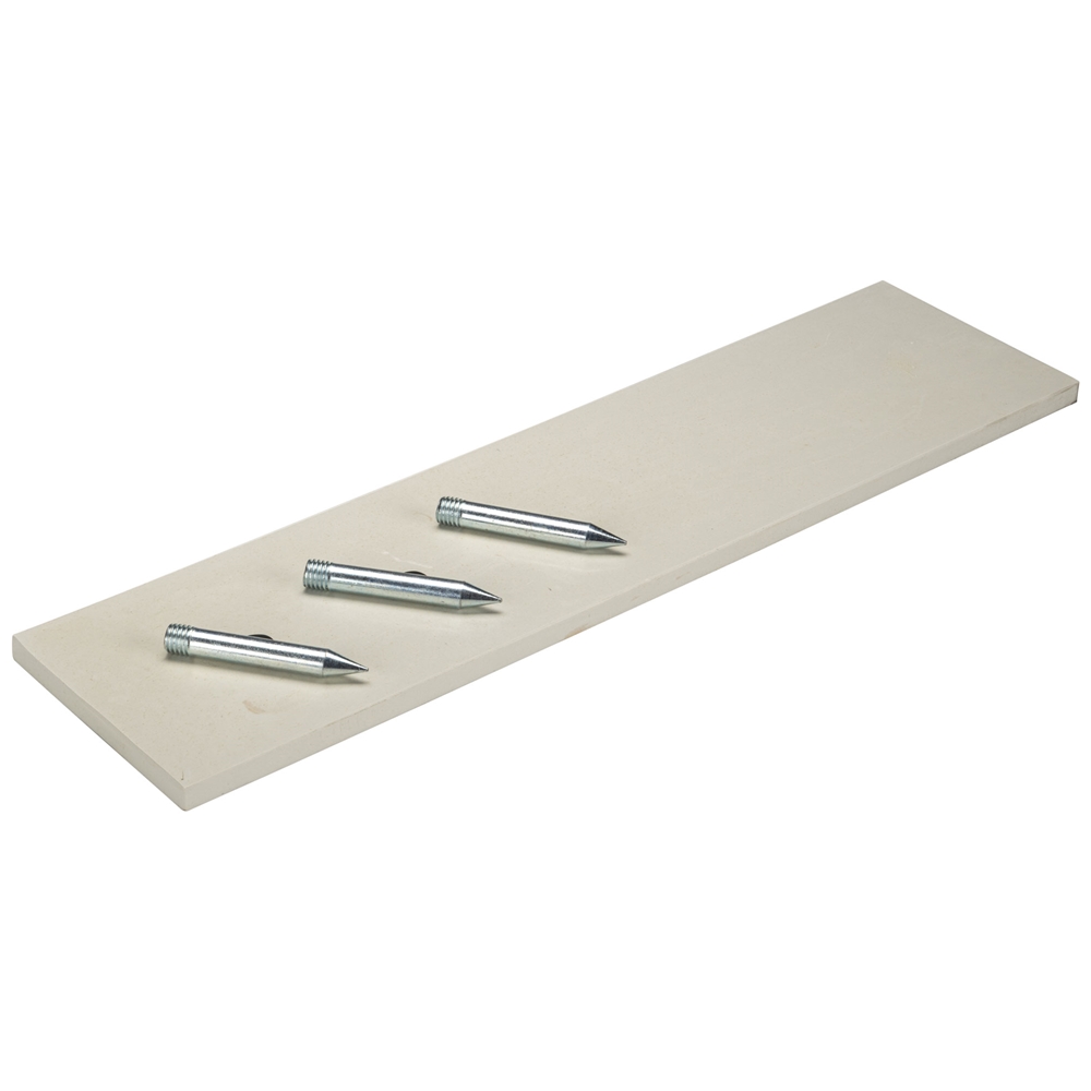 Economy 3-Spike Pitcher's Rubber