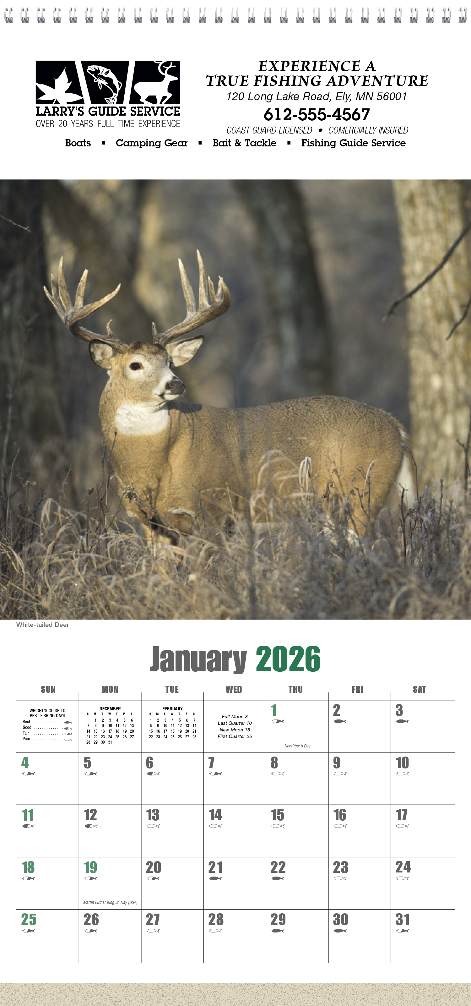 Triumph® Calendars Sportsman Calendar 11