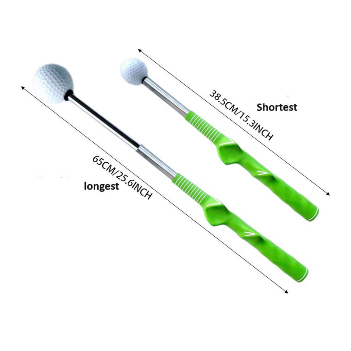 Golf Swing Trainer Aid with Grip Guide and Practice Ball 3