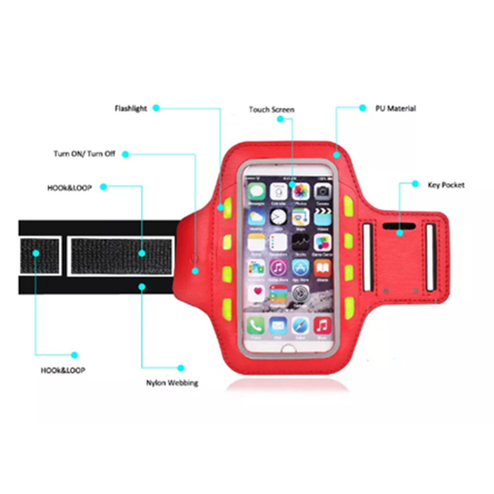 Light Up Touch Screen Armband Phone Holder 3