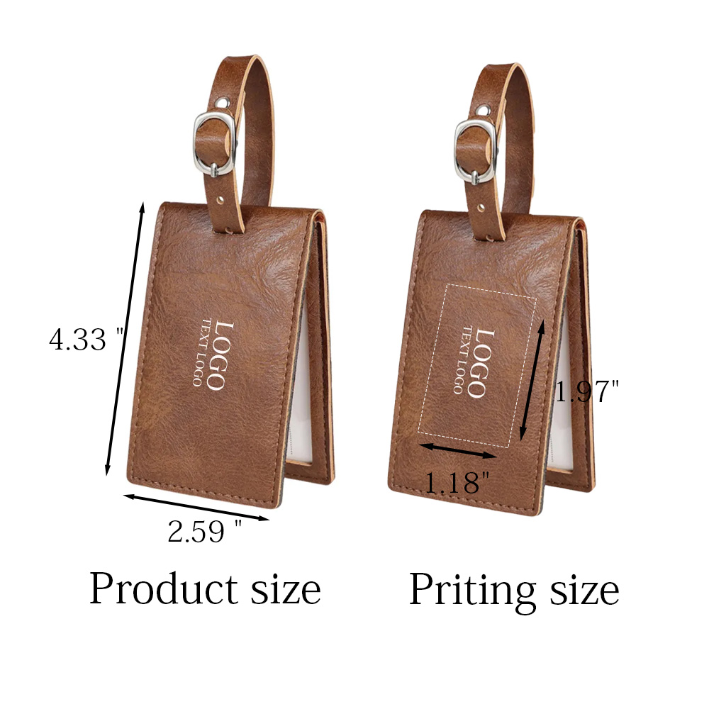 Leather Luggage Tag For Business 2