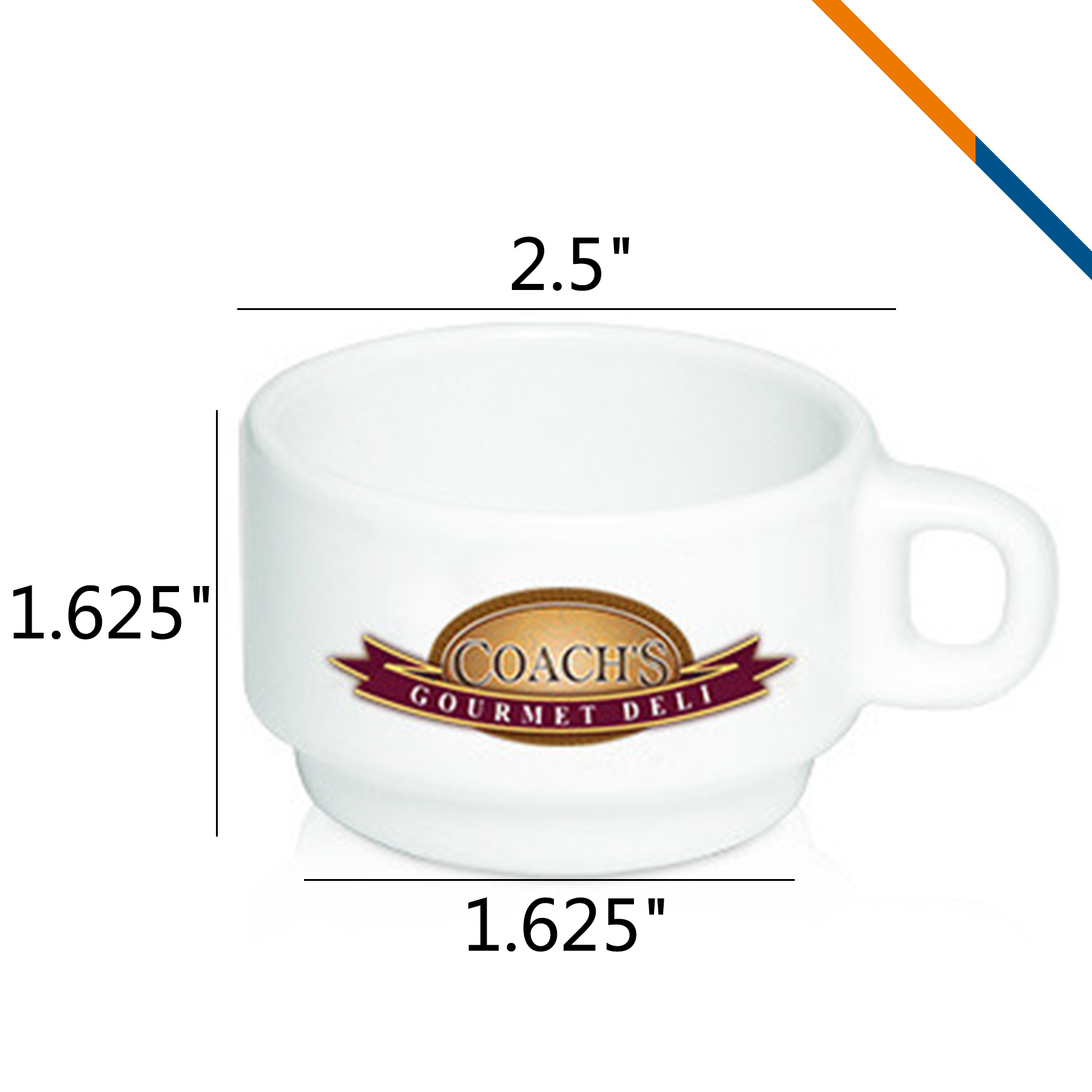 Kalot Ceramic Espresso Cup - 2 OZ 3