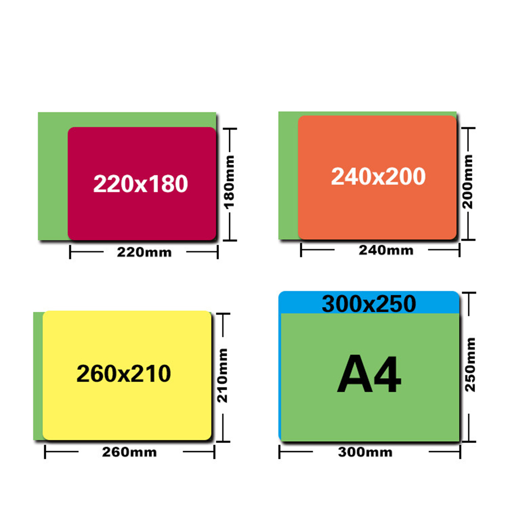 Fabric Mouse Pad WithRubber Bottom 4