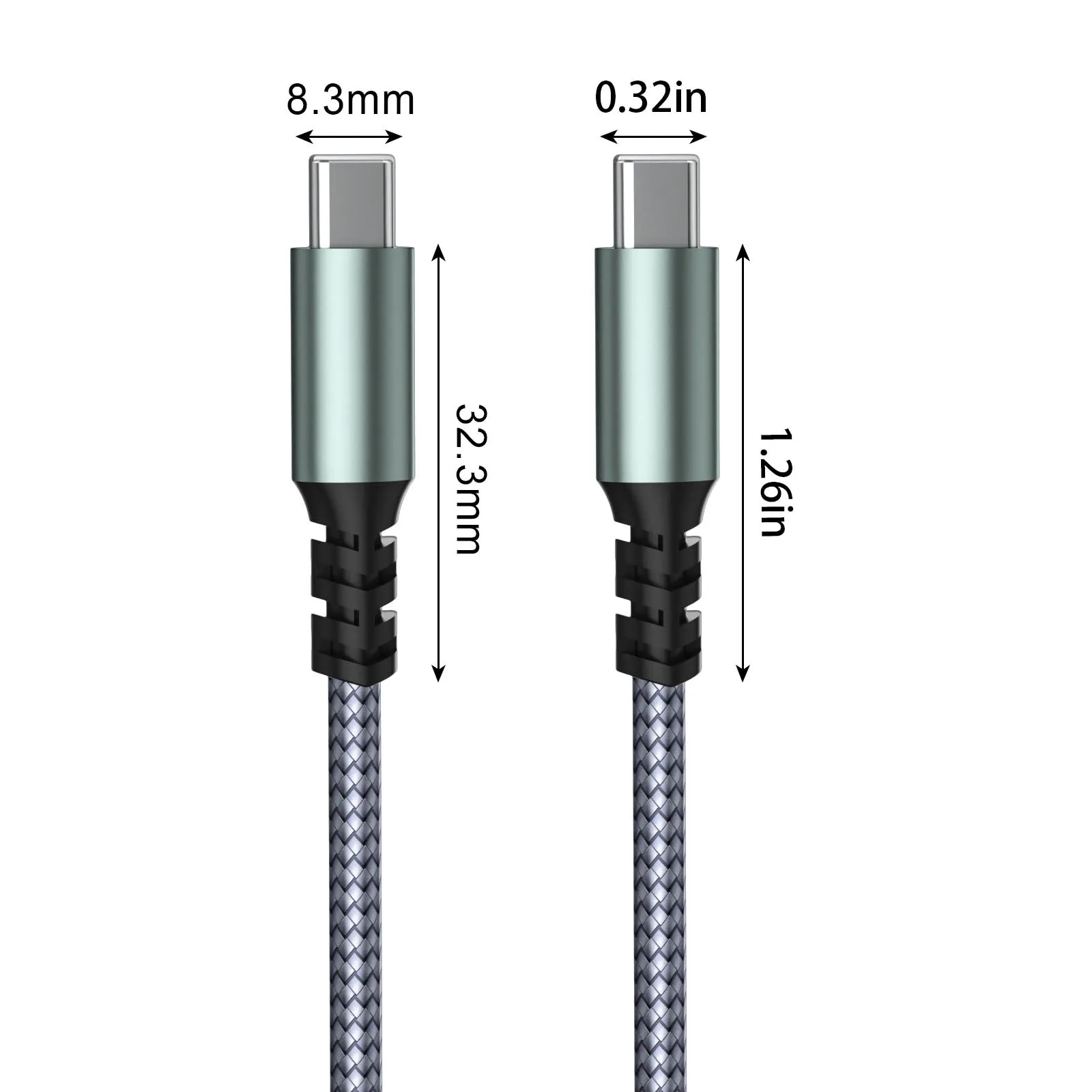 3.3 Feet Elbow Fast Charging Data Cable 4