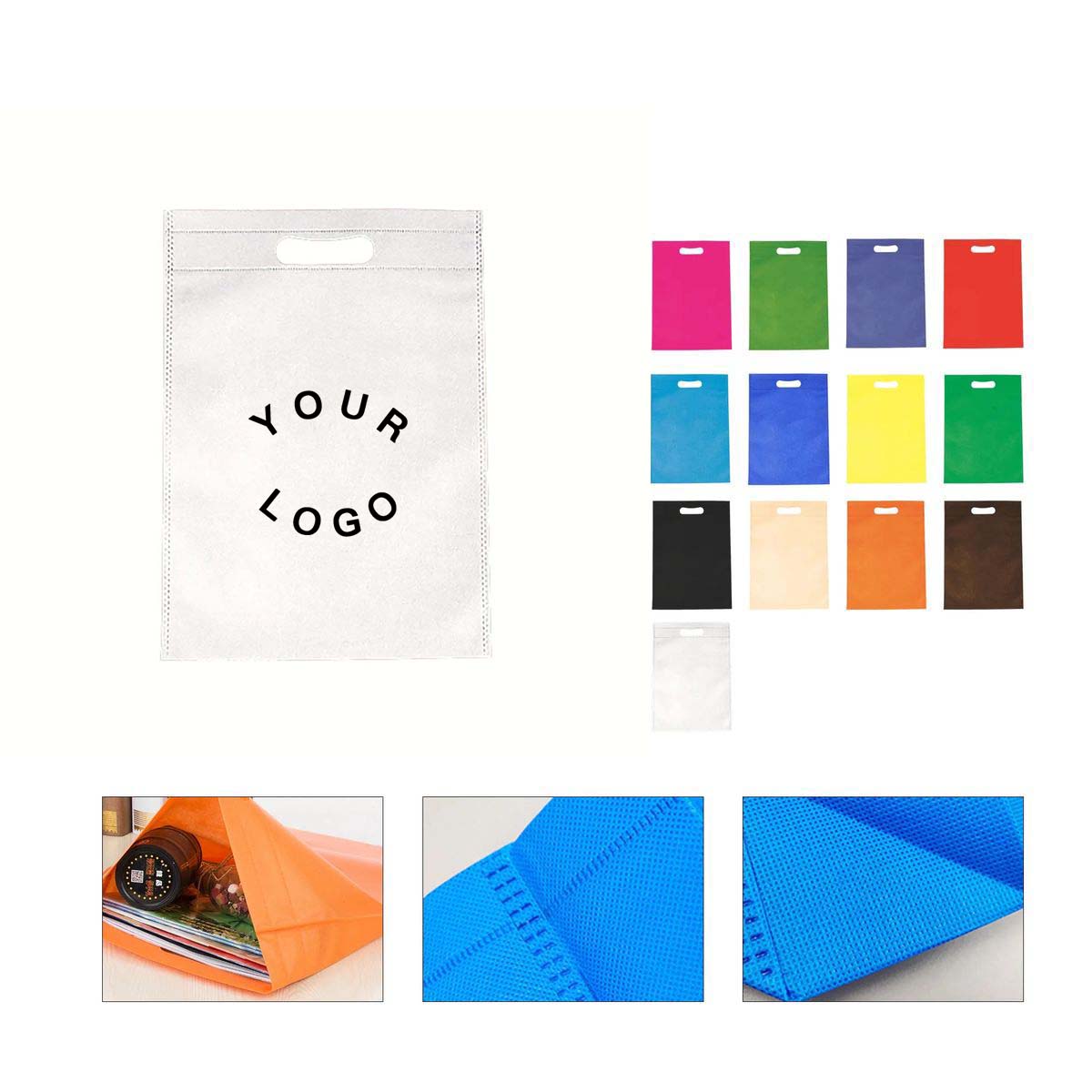 Durable Nonwoven Tote Bag with Large Capacity 4
