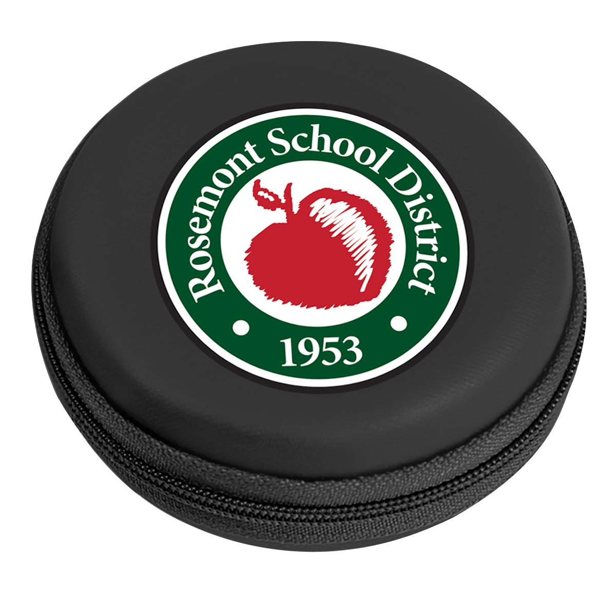 Round Zippered Electronics Travel Case 7