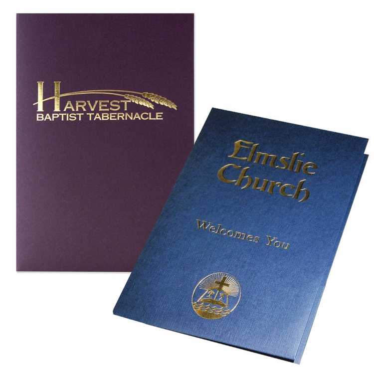 Mid-Size Presentation Folder with Two Pockets and Foil Stamped Imprint 13