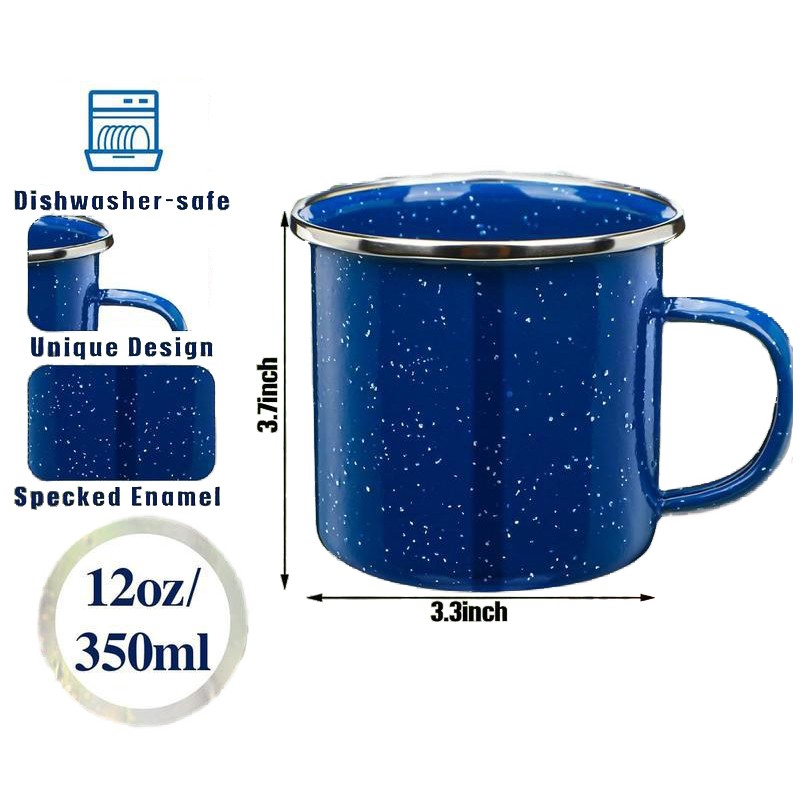 Printed Enamel Camping Mug 2