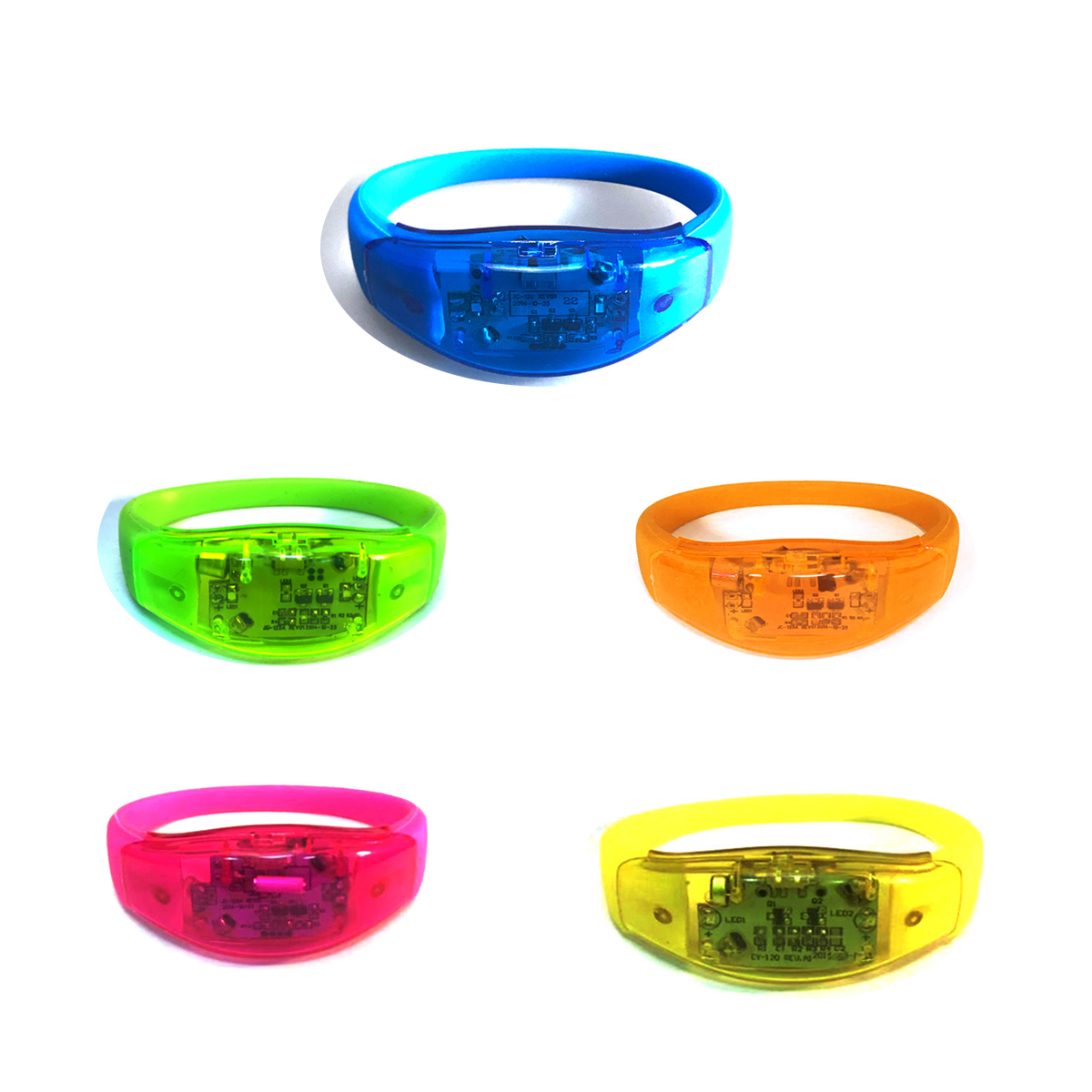 Sound Control Led Glow Flashing Bracelet 2