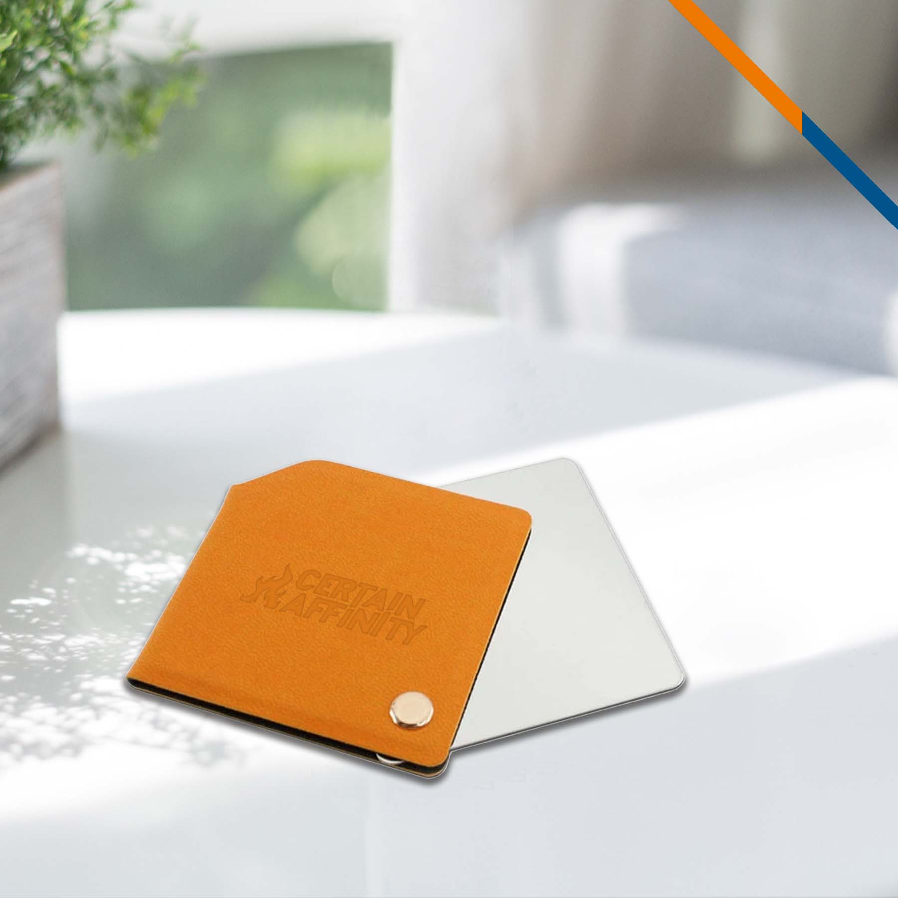 Milip Portable PU Leather Makeup Mirror 9