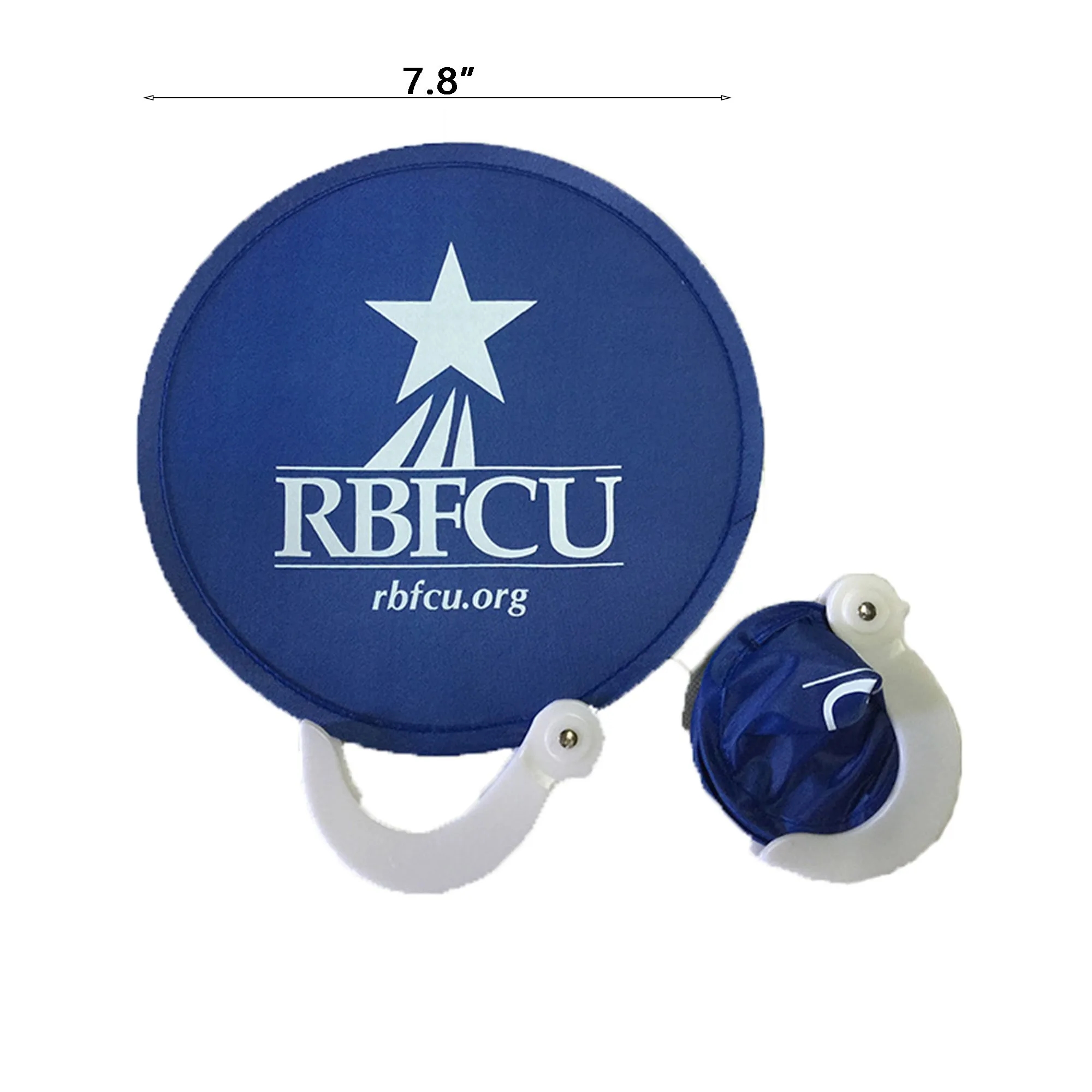 Nylon Foldable Fans With Handle 3