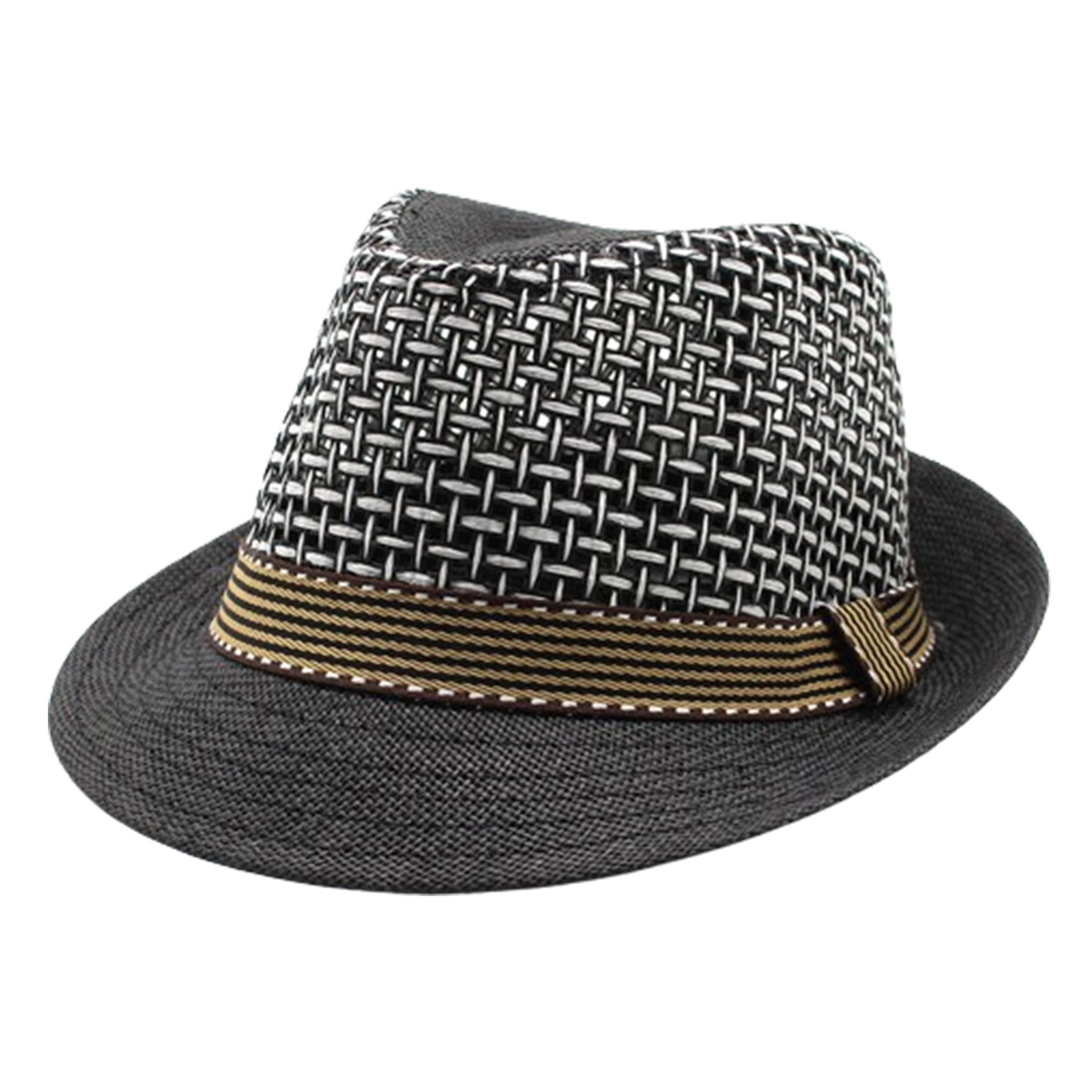 Summer Beach Sun Protective Jazz Straw Hat 3