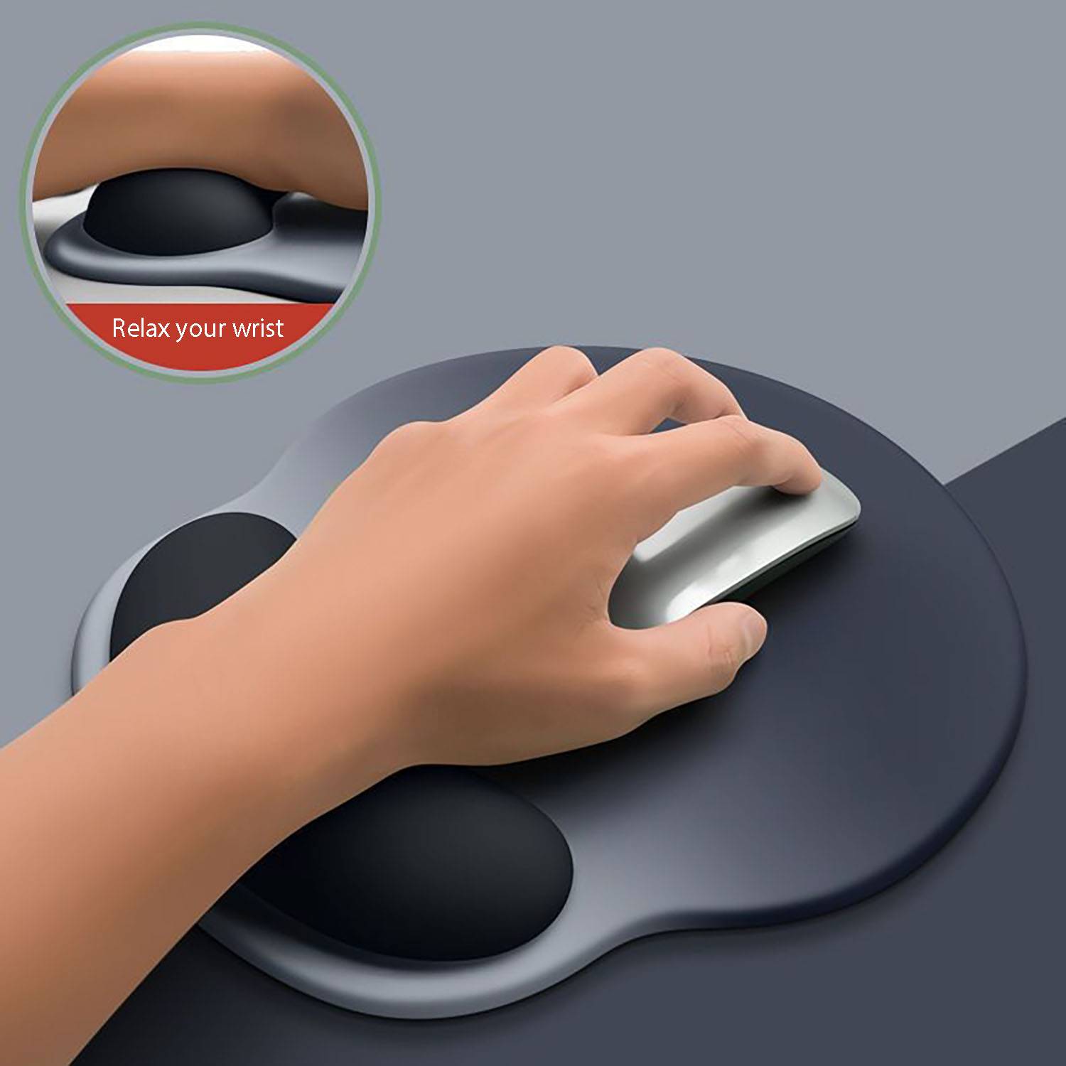 Gradient silica gel ergonomic Mouse Pad w/ Wrist Support 5