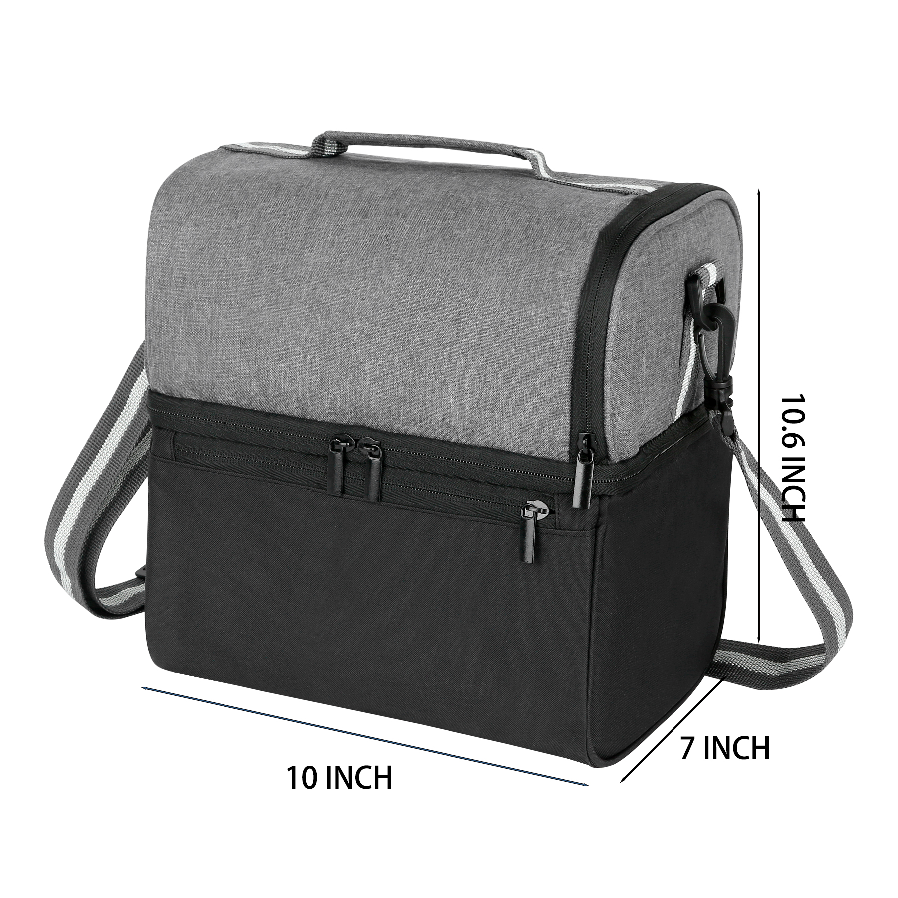 14 Can Dual Compartment Insulated Cooler Bag 5