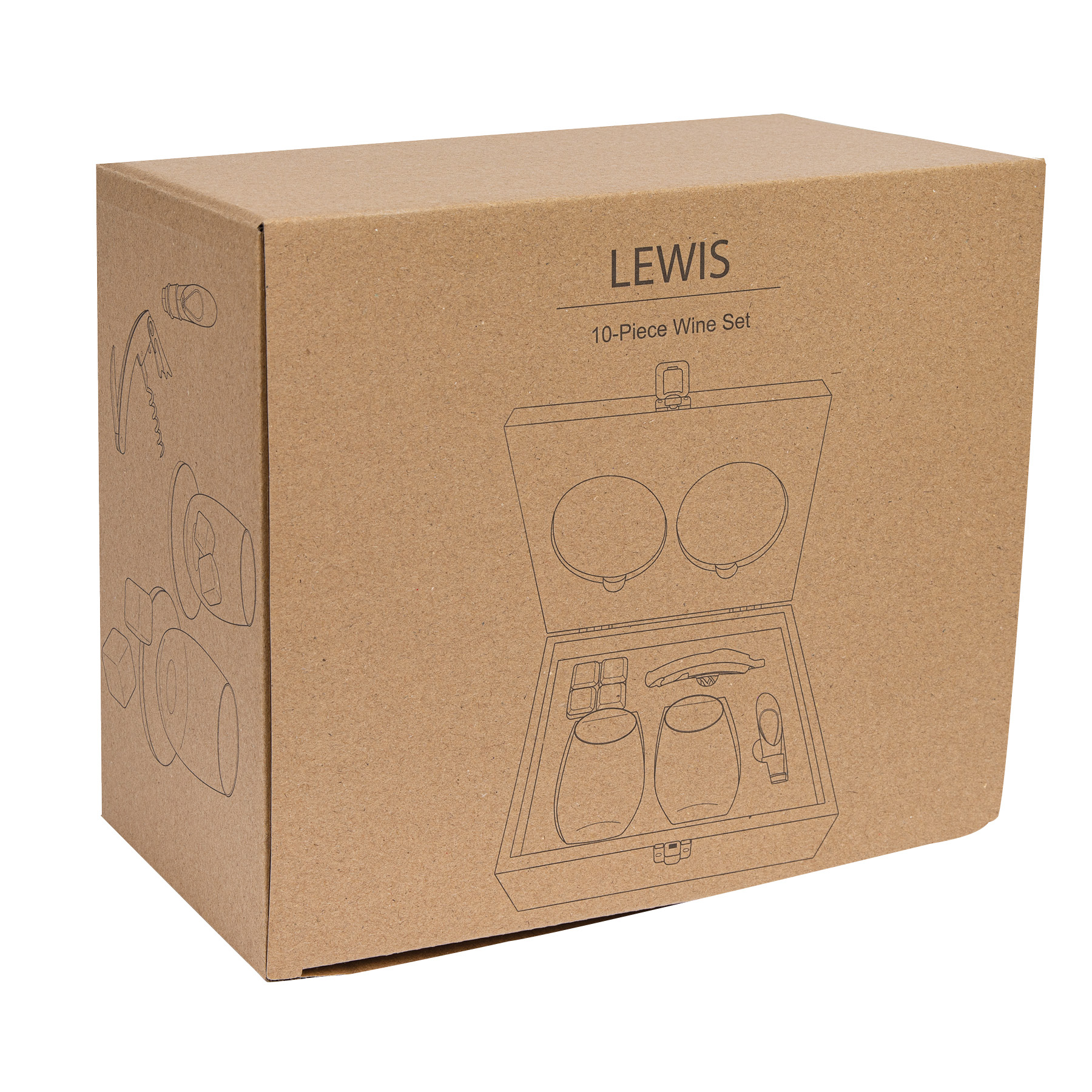 Lewis 10-Piece Wine Set with Tools 13